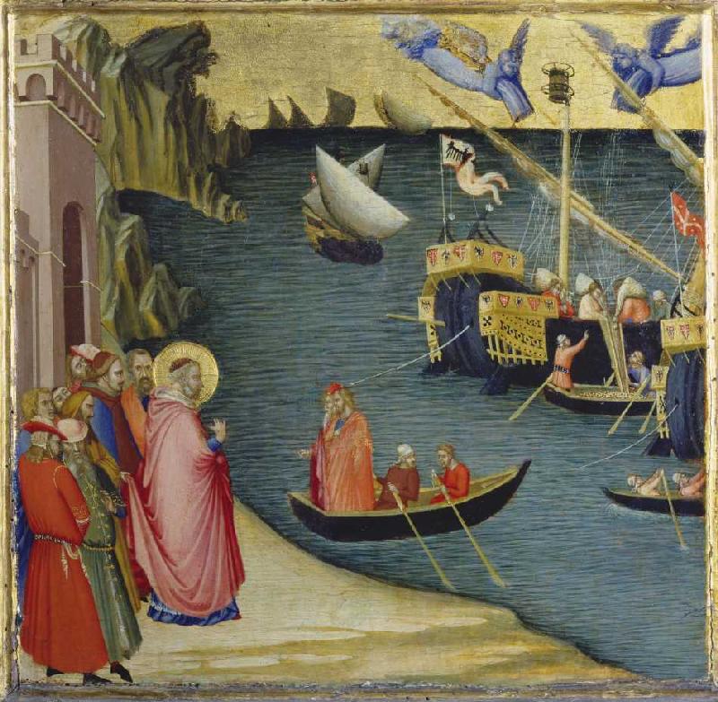 The legend of St. Nikolaus. from Ambrogio Lorenzetti