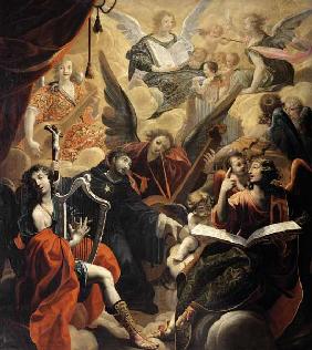 St. Nicholas of Tolentino with a Concert of Angels