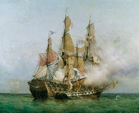 The Taking of the 'Kent' by Robert Surcouf (1736-1827) in the Gulf of Bengal, 7th October 1800