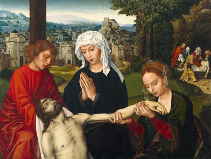 Pietà at the Foot of the Cross from Ambrosius Benson