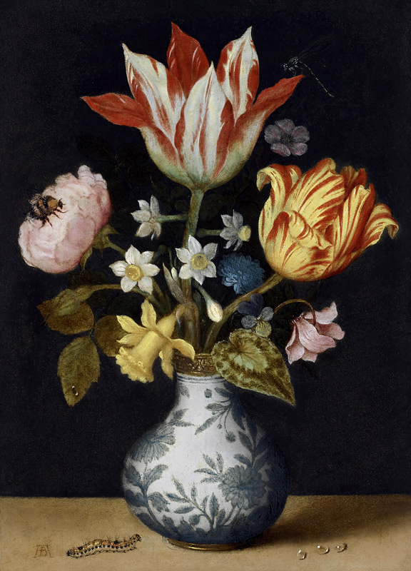 Still Life of Flowers in a Wan-Li Vase from Ambrosius Bosschaert
