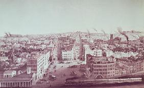 View of Utica City, New York State; engraved by D.W. Moody, pub.F. Michelin, c.1850