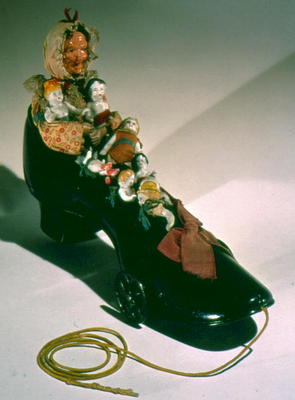 The Old Woman who Lived in a Shoe from American School, (19th century)