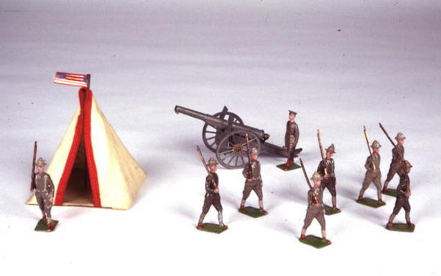 Toy Soldiers, c.1920 (metal) from American School, (20th century)