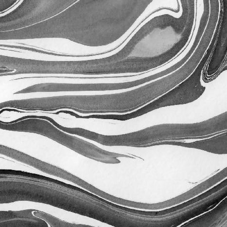Ink Marbling Black and White 01