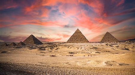 The 9 Pyramids of Giza
