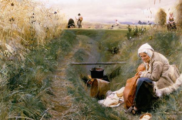 Anders Zorn / Our Daily Bread / 1886 from Anders Leonard Zorn
