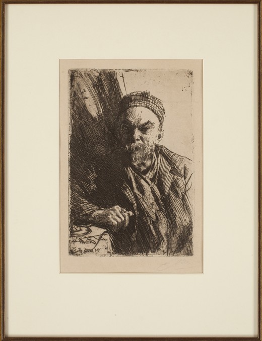 Portrait of the poet Paul Verlaine (1844-1896) from Anders Leonard Zorn