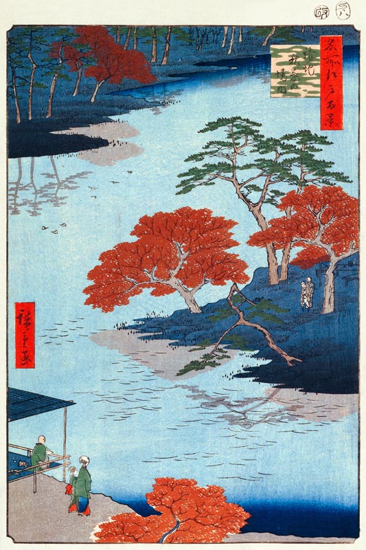 Inside Akiba Shrine at Ukeji. (One Hundred Famous Views of Edo) from Ando oder Utagawa Hiroshige