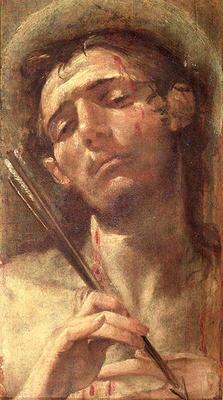 St. Sebastian (oil on panel) from Andrea Boscoli