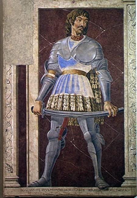 Pippo Spano (1369-1426) from the Villa Carducci series of famous men and women from Andrea del Castagno