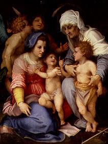 Holy Family with angels from Andrea del Sarto