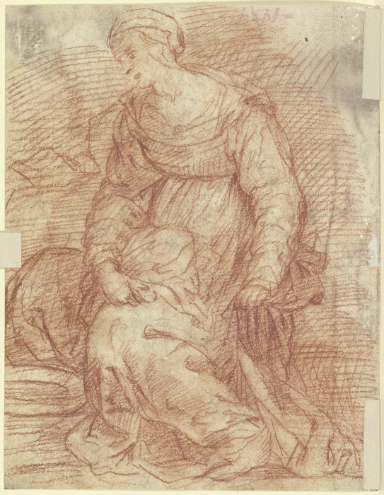 Sitzende Frau nach links from Andrea del Sarto
