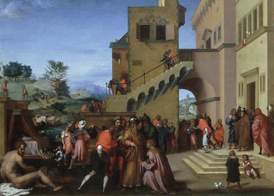 Szenen aus dem Leben des Hl. Josef. from Andrea del Sarto