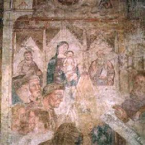 St. Ranieri Praying in the Temple (detail)
