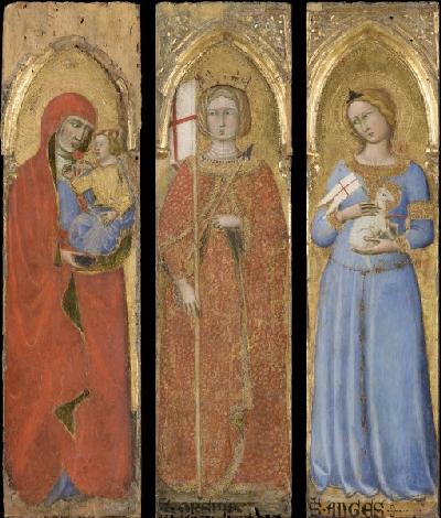Saint Anna and the Infant Mary; Saint Ursula; Saint Agnes