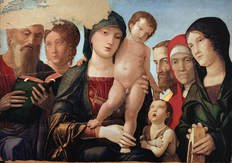 The Holy Family from Andrea Mantegna