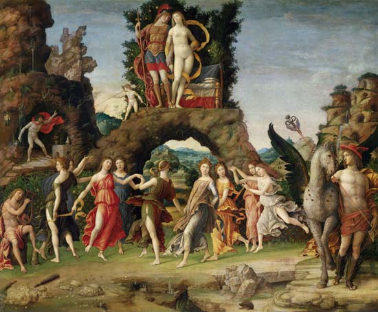 The Parnassus: Mars and Venus from Andrea Mantegna