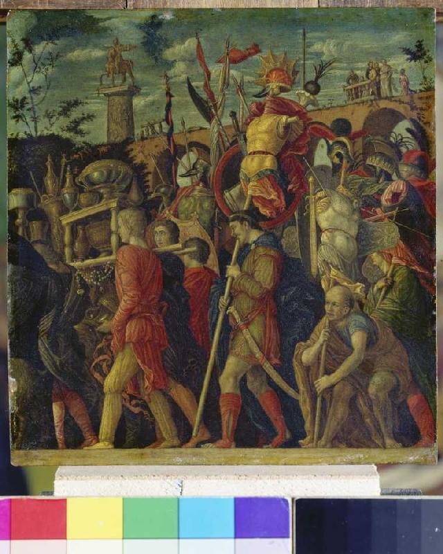Triumphal procession of Caesar. (Copy to Gioc. Dondi) picture VI. from Andrea Mantegna
