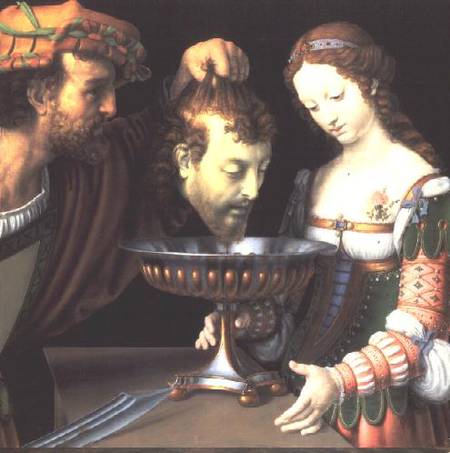 Salome with the head of John the Baptist from Andrea Solario