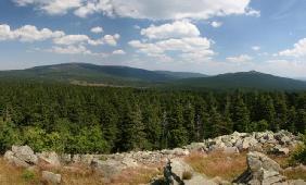 Panoramabild Brocken im Harz
