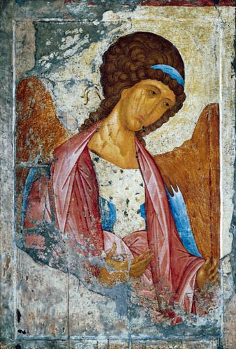 The archangel Michael from Andrej Rublev