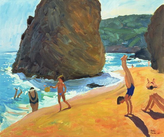 Morning, Platja dos Rosais, Costa Brava, 1997 (oil on canvas)  from Andrew  Macara