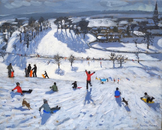 Winter Fun, Chatsworth from Andrew  Macara