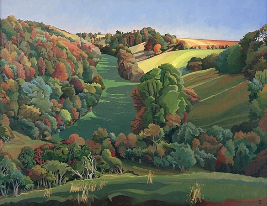 The Long Field, Yatton Keynell (oil on canvas)  from Anna  Teasdale