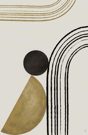 Scandi Gold Abstract