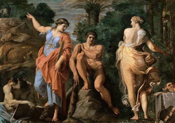 Hercules at the Crossroads from Annibale Carracci