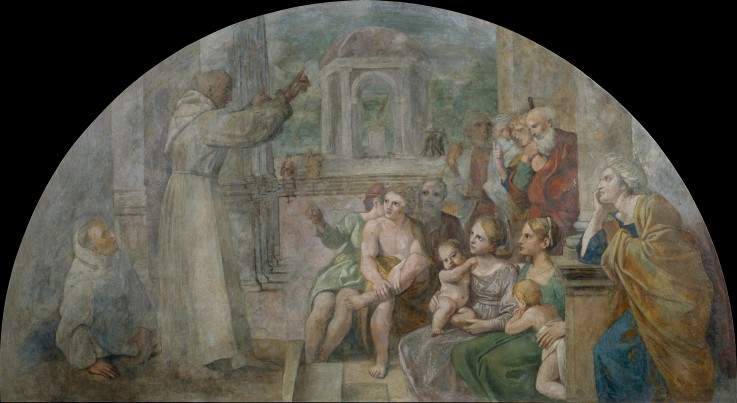 Saint Didacus Preaching from Annibale Carracci