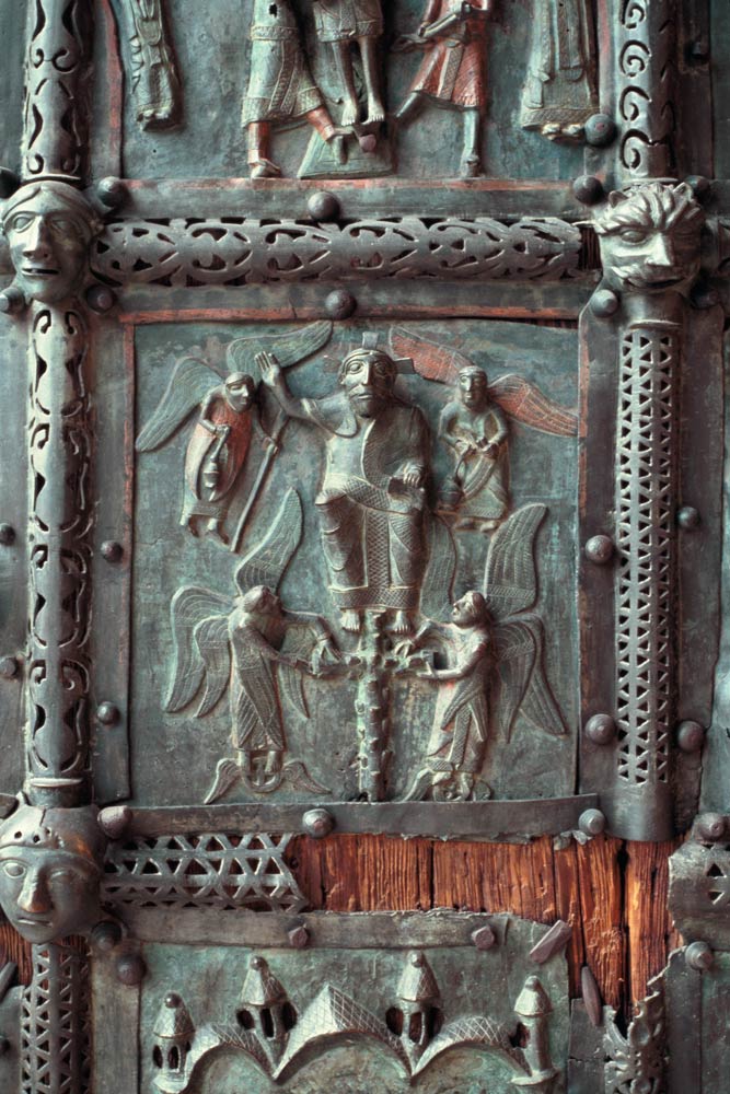 Panel from the left hand door of the portal from Anonym Romanisch
