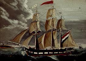 The frigate Marie Elisabeth.