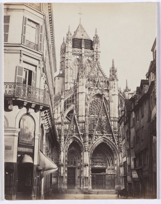 Rouen, view of Saint-Maclou from Anonym