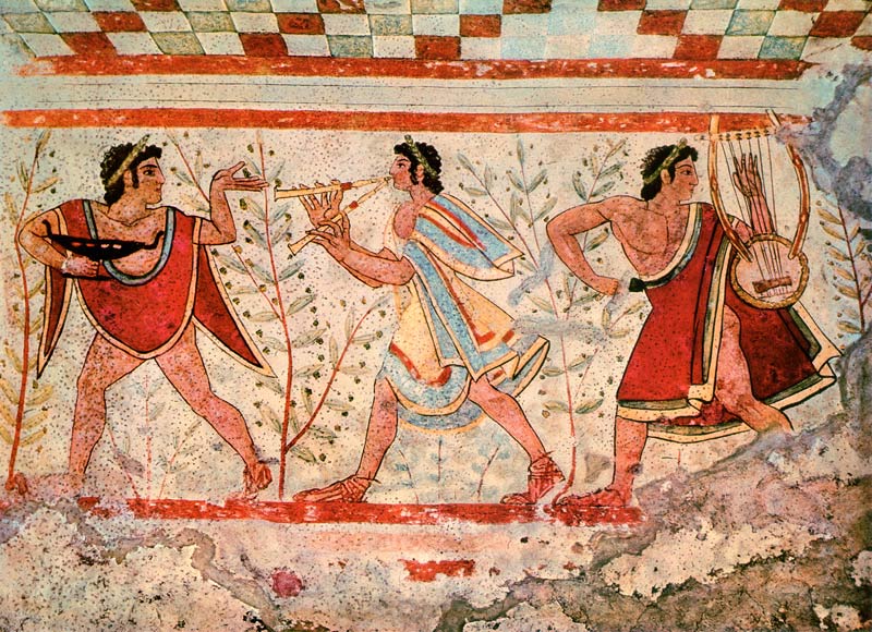 Etruscan musicians from Anonymous painter