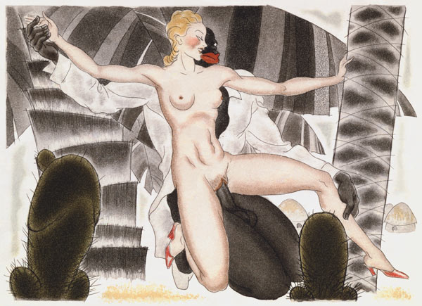 Negre en chemise, from the limited edition of Menu Galant from Anonymous painter