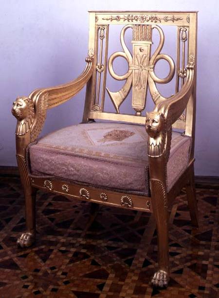 Armchair from a drawing room suiteSt. Petersburg from Anonymous painter