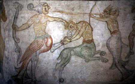 A Battle Between Satyrs and Other Mythological Creatures from Anonymous painter