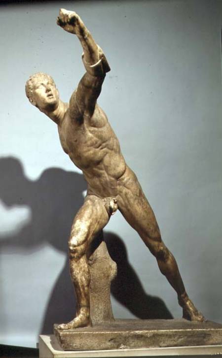 The Borghese GladiatorGreek from Anonymous painter