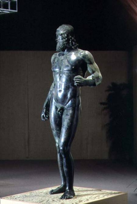 Bronze Soldier, retrieved from the Sea at Riace, Sicily from Anonymous painter