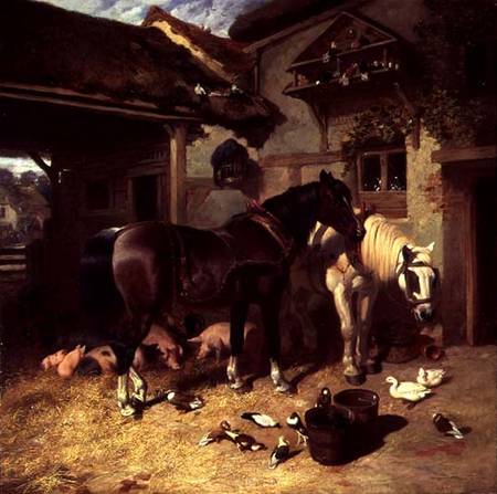 Farmyard Scene from Anonymous painter