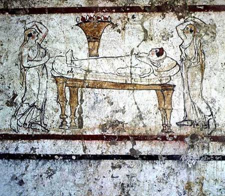 Fresco from the Tomb of Gaudio from Anonymous painter