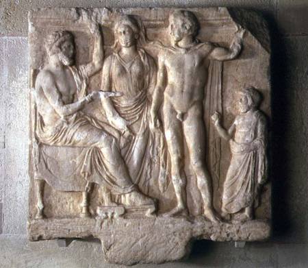 Gods and Worshippers Votive Relief from Anonymous painter