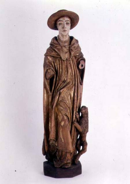 St. Jerome: wooden sculpture from Kassa from Anonymous painter