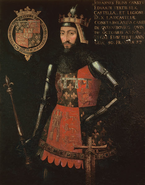 John of Gaunt, Duke of Lancaster (1340-99) 4th Son of Edward III from Anonymous painter