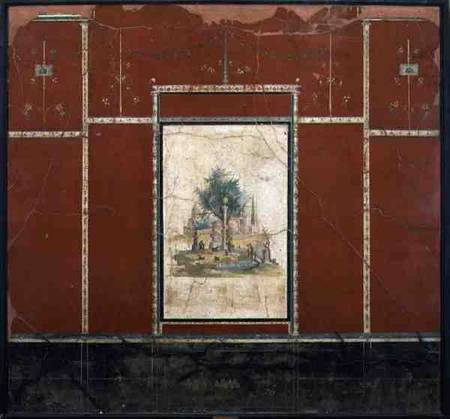 Rustic Landscapefrom the Red room in the Villa of Agrippa Postumus at Boscotrecase from Anonymous painter