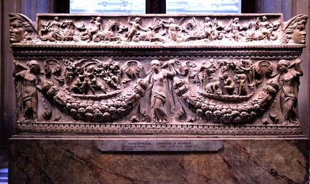 Sarcophagus with reliefs depicting the legend of ActaeonRoman from Anonymous painter