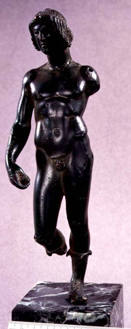 Statuette of a nude male wearing boots, possibly Dionysus, from Argive,Greek from Anonymous painter