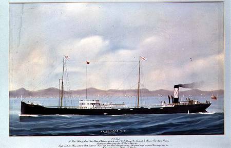 The Tanker SS Lucifer (English) from Anonymous painter